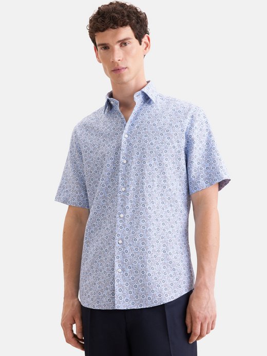 Herren Leinenhemd - Shaped Fit