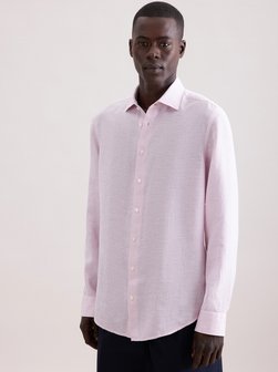 Herren Leinenhemd - Shaped Fit