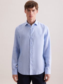 Herren Leinenhemd - Shaped Fit