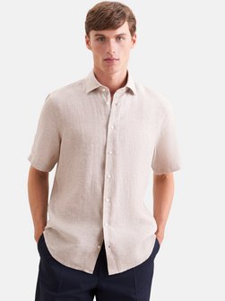 Herren Leinenhemd - Shaped Fit