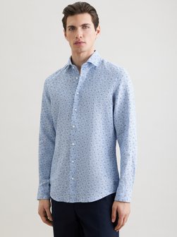 Herren Leinenhemd - Shaped Fit