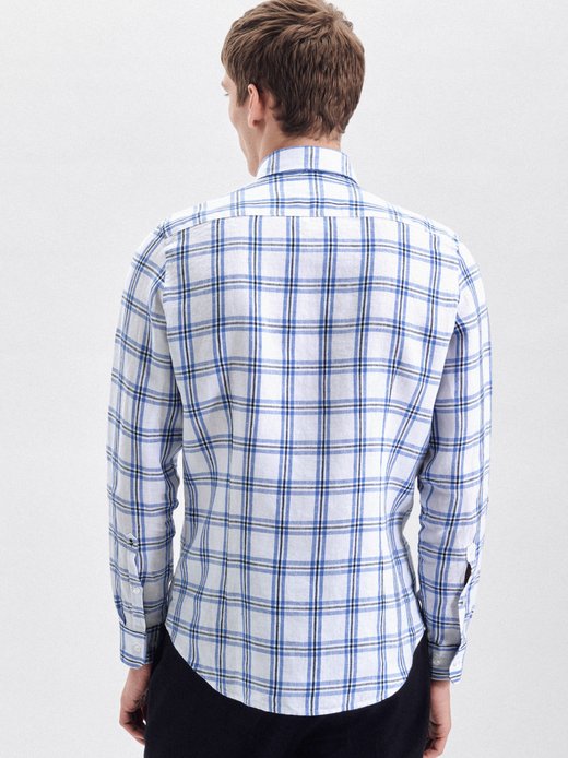 Herren Leinenhemd - Slim Fit