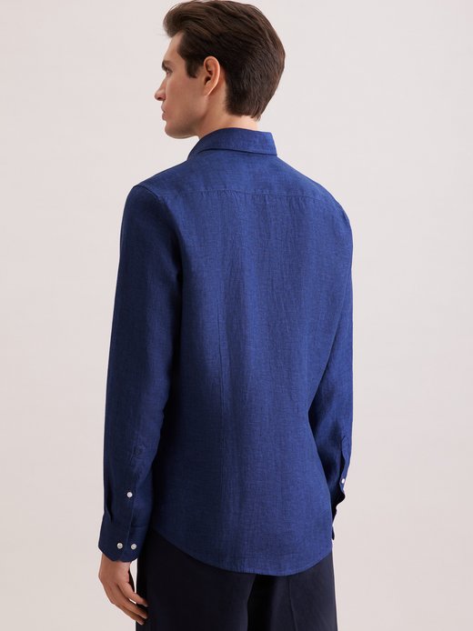 Herren Leinenhemd - Slim Fit