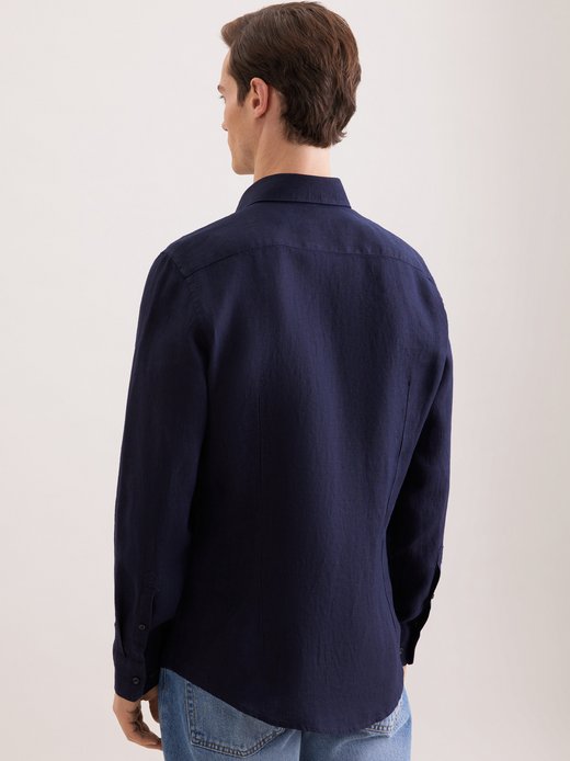 Herren Leinenhemd - Slim Fit