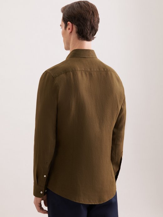 Herren Leinenhemd - Slim Fit