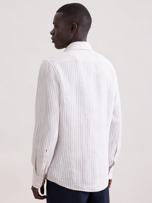 Herren Leinenhemd - Slim Fit