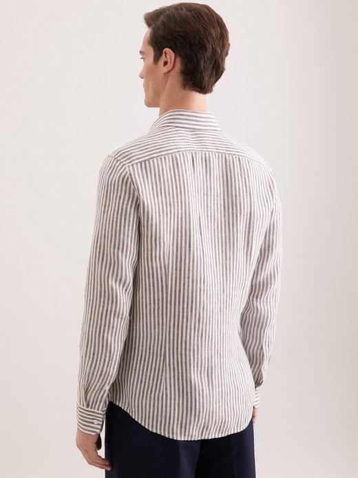 Herren Leinenhemd - Slim Fit