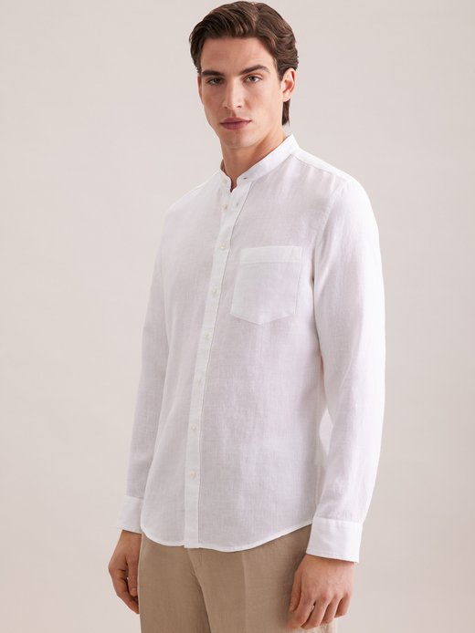 Herren Leinenhemd - Slim Fit