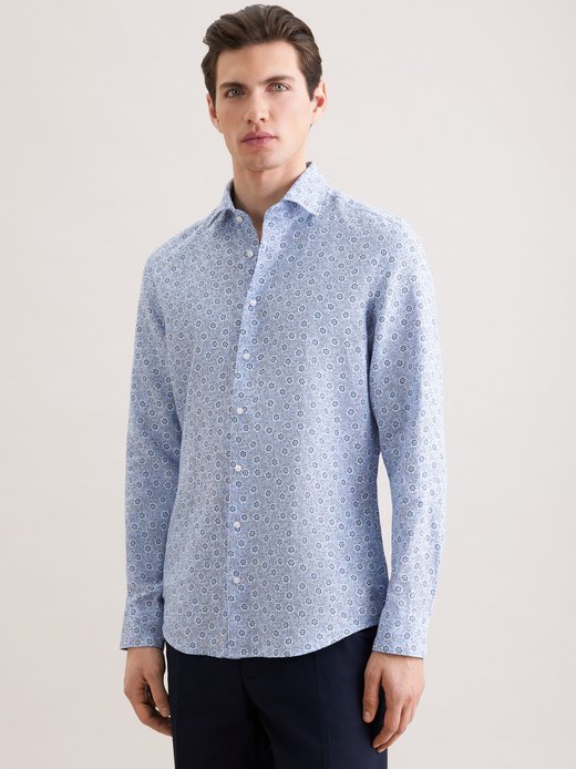 Herren Leinenhemd - Slim Fit