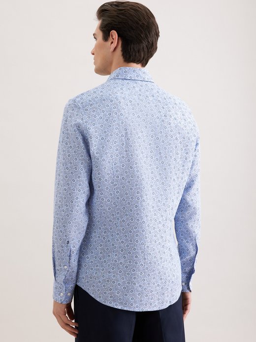 Herren Leinenhemd - Slim Fit