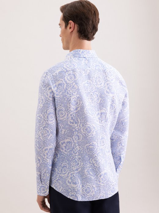 Herren Leinenhemd - Slim Fit