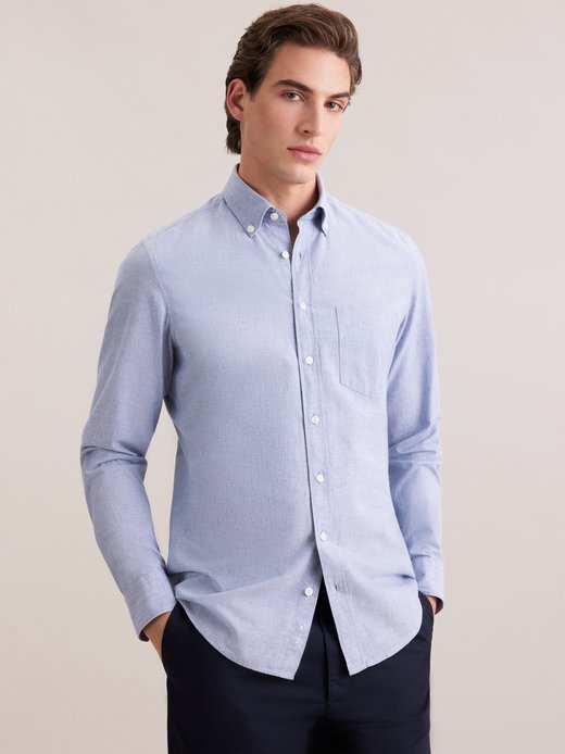 Herren Leinenhemd - Slim Fit