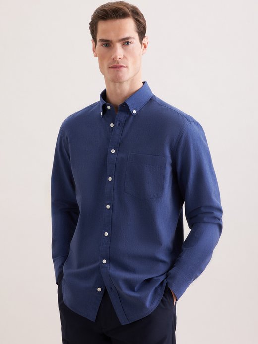 Herren Leinenhemd - Slim Fit
