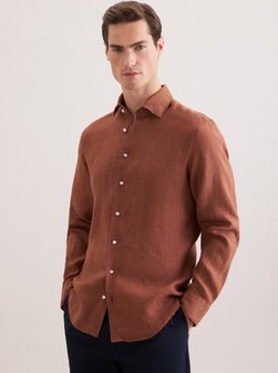 Herren Leinenhemd - Slim Fit