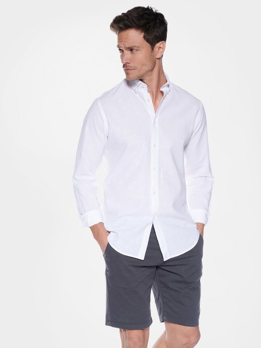Herren Leinenhemd - Tailored Fit