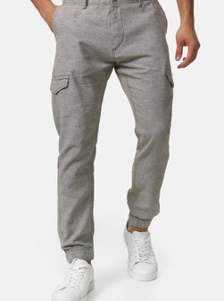 Artikelbild Herren Leinenhose - Booth von Indicode in grau uni