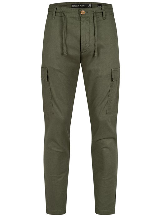 Herren Leinenhose Cargo - Leonardo