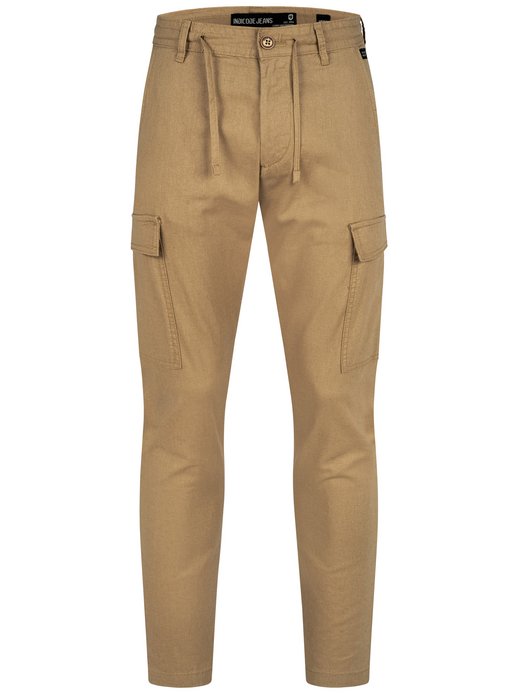 Herren Leinenhose Cargo - Leonardo