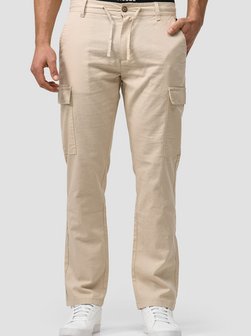 Herren Leinenhose Cargo - Leonardo
