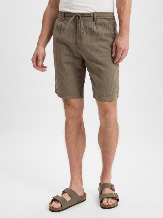 Herren Leinenshorts
