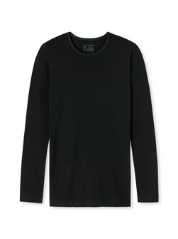Artikelbild Herren Longsleeve  -  95/5 Originals von Schiesser in schwarz uni