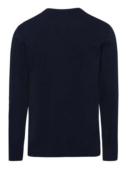 Herren Longsleeve  -  Living Shirts mit Knopfleiste