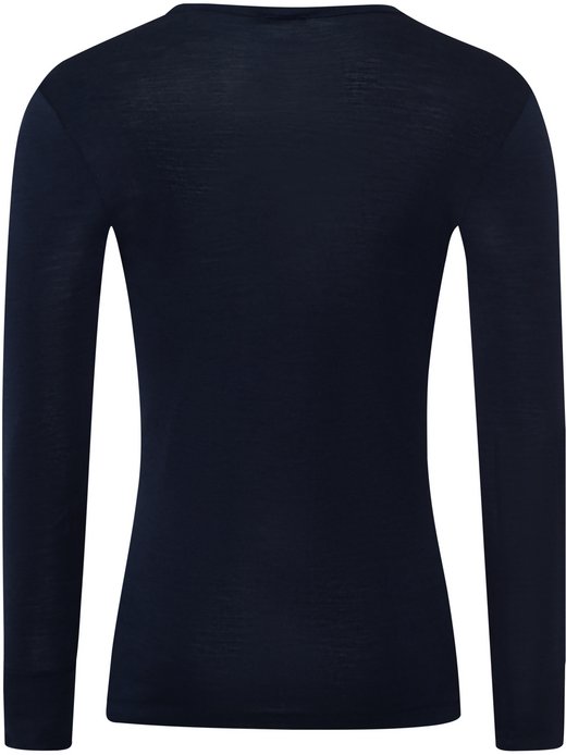 Herren Longsleeve  -  Woolen Silk
