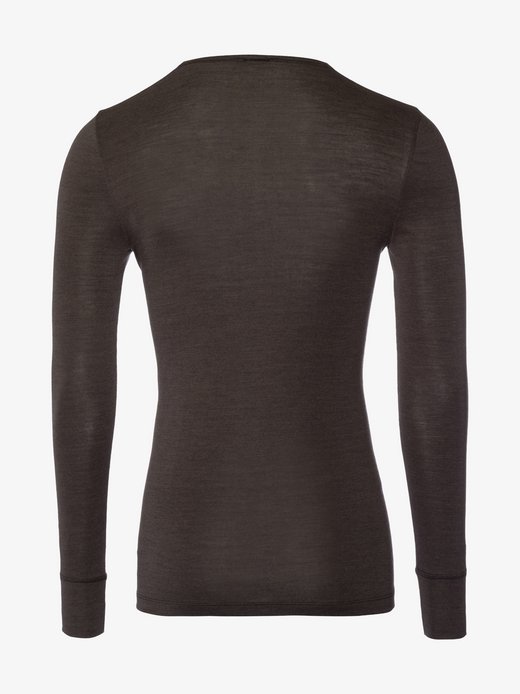 Herren Longsleeve  -  Woolen Silk