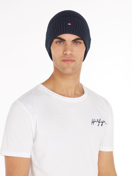 Herren Mütze mit Cashmere-Anteil