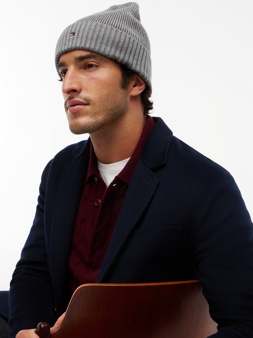 Herren Mütze mit Cashmere-Anteil