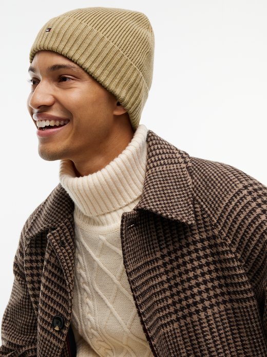 Herren Mütze mit Cashmere-Anteil