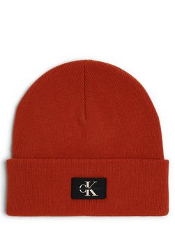 Artikelbild Herren Mütze mit Cashmere-Anteil von Calvin Klein Jeans in rot uni