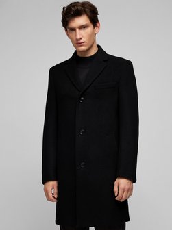 Artikelbild Herren Mantel - Chesterfield von Daniel Hechter in schwarz uni