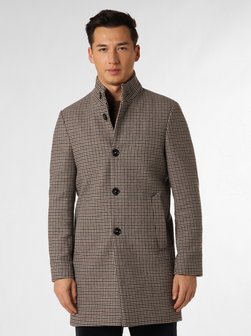 Artikelbild Herren Mantel - Newman von Finshley & Harding London in beige braun kariert