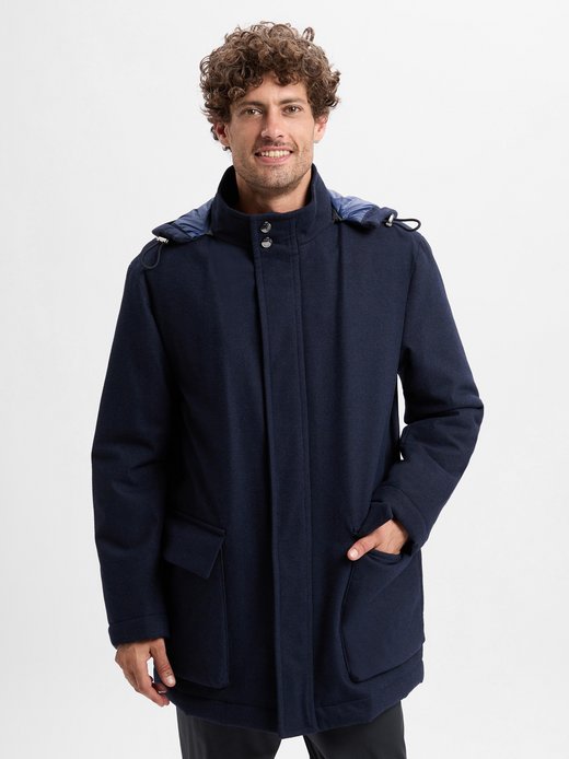 Herren Mantel mit Woll-Anteil