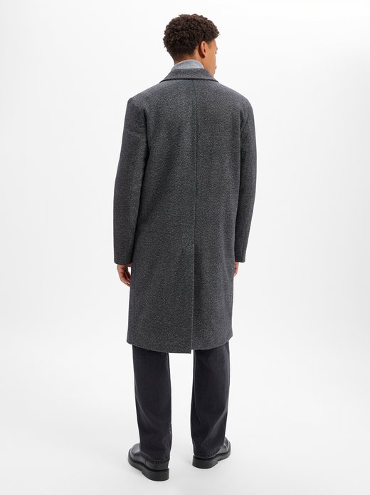 Herren Mantel mit Wollanteil