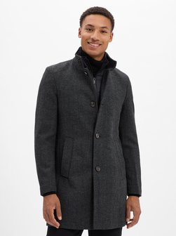 Herren Mantel mit Wollanteil