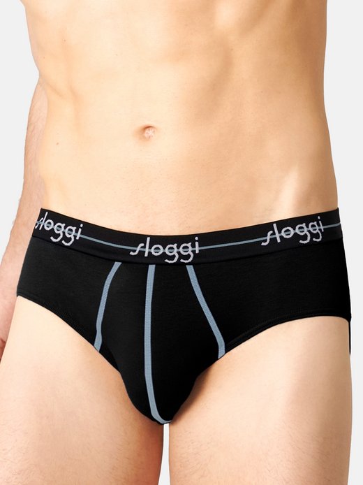 Herren Midi Slips im 4er-Pack