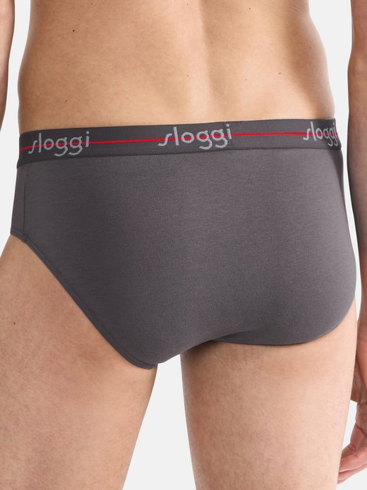 Herren Midi Slips im 6er-Pack