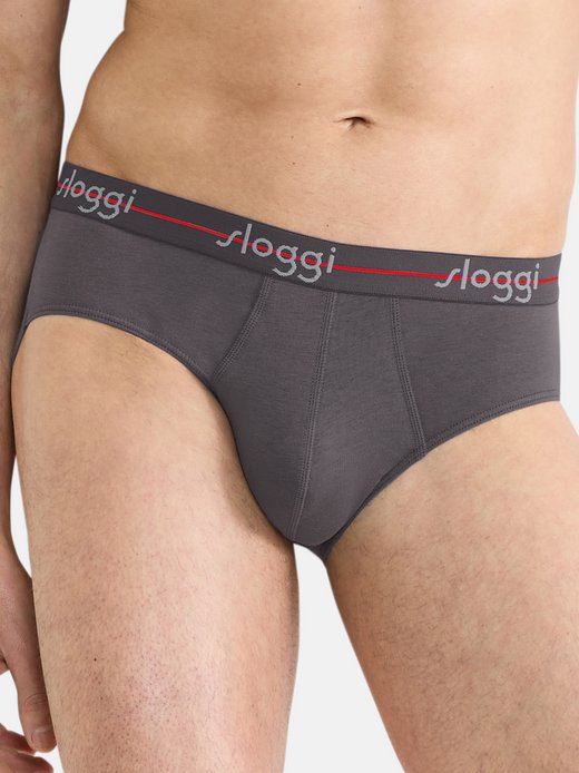 Herren Midi Slips im 6er-Pack