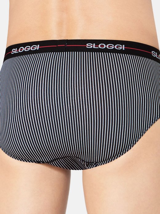 Herren Midi Slips im 6er-Pack
