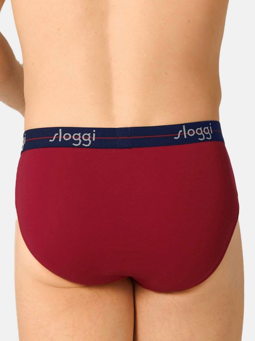 Herren Midi Slips im 6er-Pack