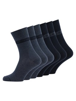 Herren Midi Socken im 6er-Pack