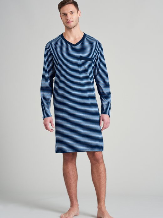 Herren Nachthemd lang  -  Fashion Nightwear