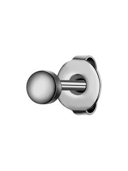 Artikelbild Herren Ohrstecker von True Rebels in grau uni