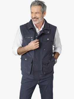 Artikelbild Herren Outdoorweste - BELLARIVO von BABISTA in blau uni