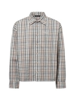 Artikelbild Herren Overshirt BEVILL von PEGADOR in kitt anthrazit kariert