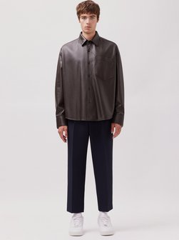 Herren Overshirt - Unisex - Leder