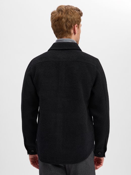 Herren Overshirt mit Wollanteil