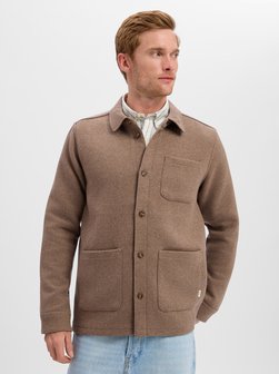 Herren Overshirt mit Wollanteil
